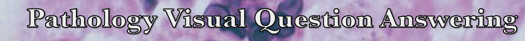 Pathology Visual Question Answering Banner
