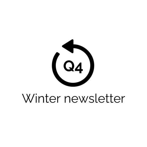 Logo for blog post Winter newsletter 2023